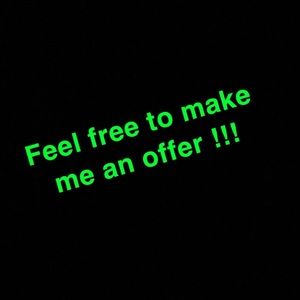 Make me an offer on anything